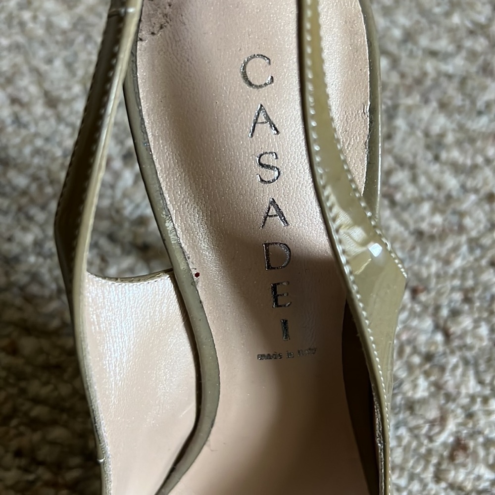 💰SALE STUNNING Casadei Open Toe Heels - Picture 5 of 9